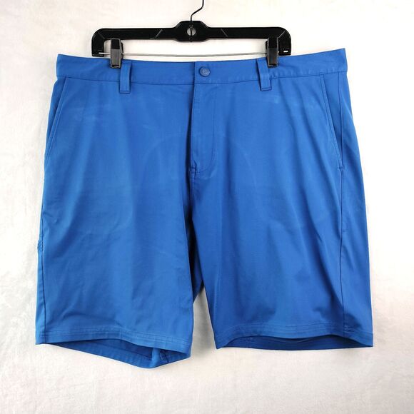 Rhone Commuter Shorts Mens Size 38 Blue Chino 9" Performance Casual Golf 100273 - Picture 1 of 14